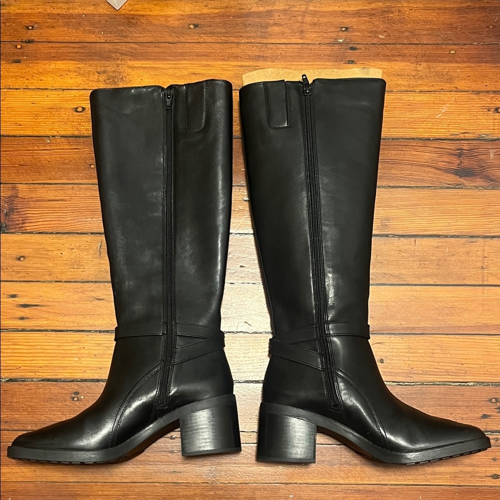 Naturalizer Black Riding Boots - Picture 4 of 8